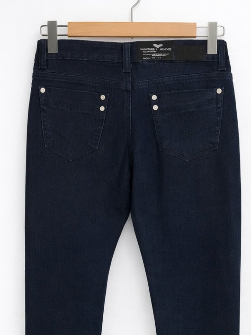 New Dark Blue Wash Carreli Jeans • Skinny Straight Stretch • NWT Size 27 - Picture 5 of 11